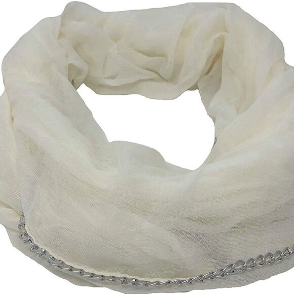 Betsey Johnson Chain Link Infinity Scarf - Picture 1 of 6